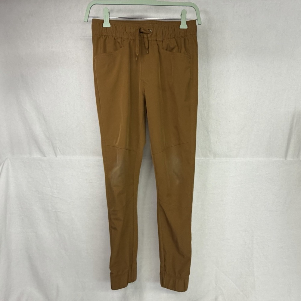 Weatherproof Vintage Boys Brown Fleece Lined Jogger Pants Size M 10/12 Utility
